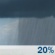Saturday: Slight Chance Rain Showers