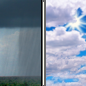 Monday: Chance Rain Showers then Mostly Cloudy